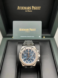 Thumbnail for Audemars Piguet Royal Oak Selfwinding Chronograph Blue Dial (Ref 26715ST.OO.1356ST.01) - WatchesOff5thWatch
