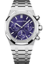 Thumbnail for Audemars Piguet Royal Oak Selfwinding Chronograph Domaine de Murtoli 41mm 18K White Gold Purple Dial Fixed Bezel (Ref 26240BC.OO.1320BC.01) - WatchesOff5thWatch