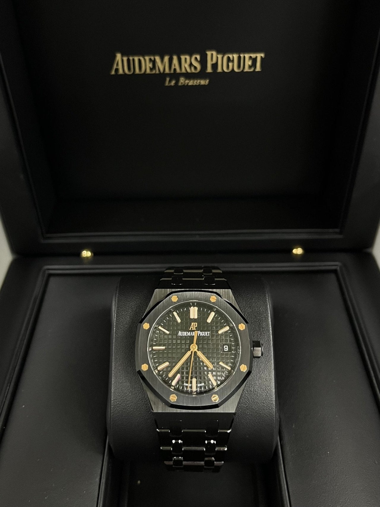 DEPOSIT/ PARTIAL PAYMENT TOWARDS Audemars Piguet Royal Oak Selfwinding 34mm Black Ceramic 77350ce.oo.1266ce.01 - WatchesOff5thWatch