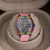 Thumbnail for F.P. Journe Elegante Gino's Dream 48mm black titanium rainbow ceramic glass bezel - in presentation box