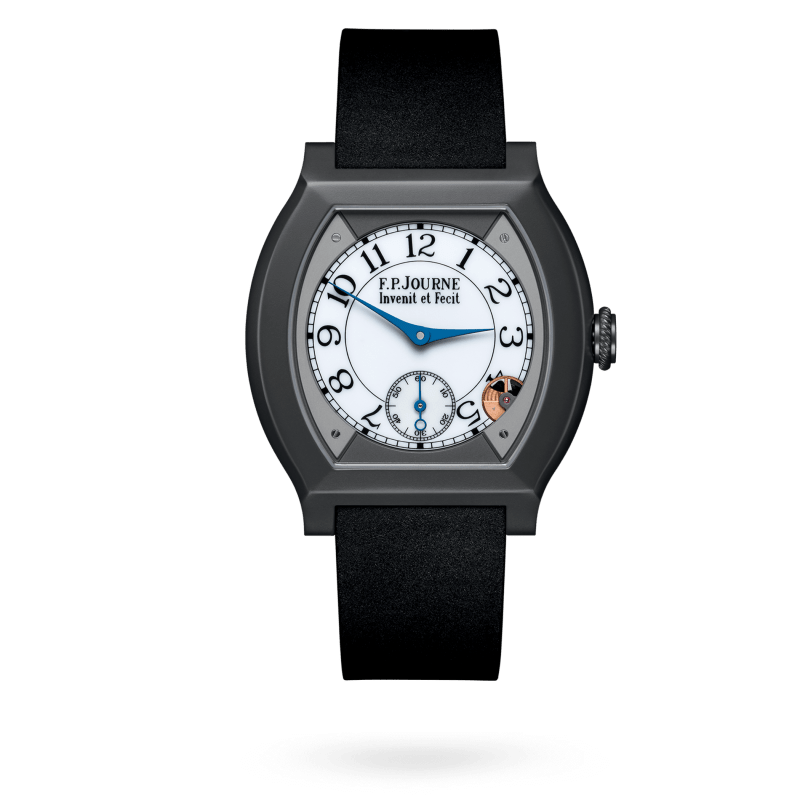 F.P. Journe Élégante 48 in titanium with a white dial, reference ELHT