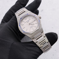 Thumbnail for Girard-Perregaux Laureato 38mm Sapphire & Diamond — Rhodium Hobnail Dial, Stainless Steel Case & Integrated Bracelet 81005-11S3464-1CM - WatchesOff5thWristwatch