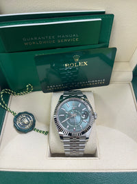 Thumbnail for Rolex Sky-Dweller Mint Green Index Dial - Jubilee Bracelet 336934