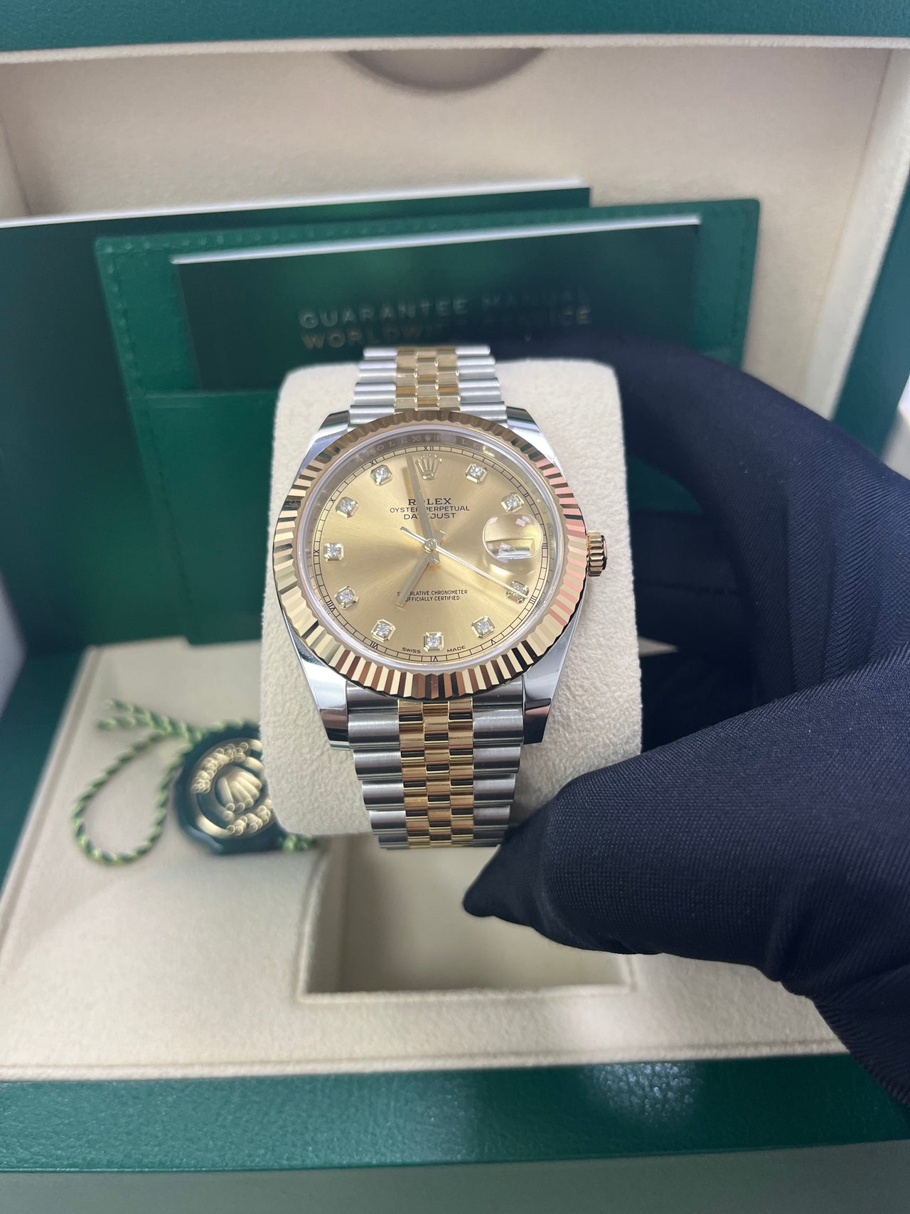 Champagne face rolex hotsell