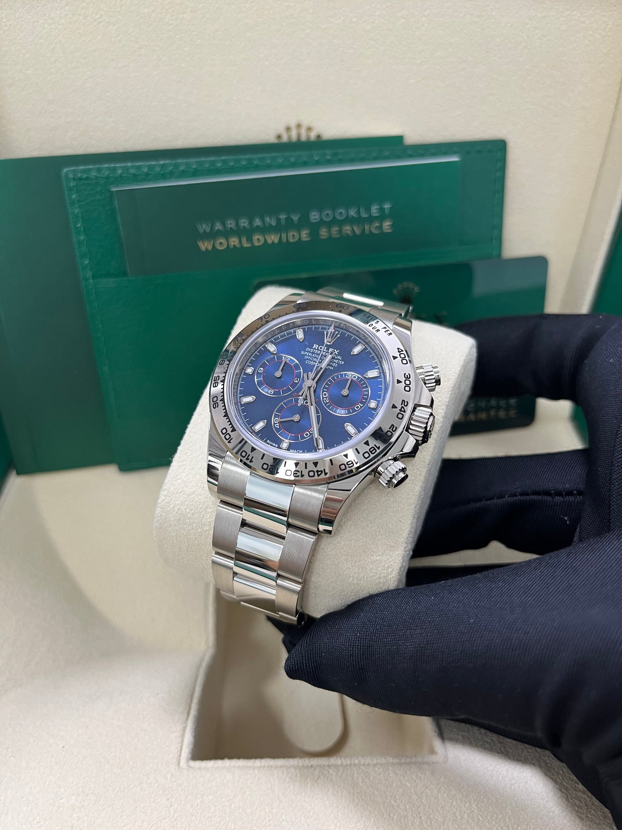 Rolex daytona blue dial price sale