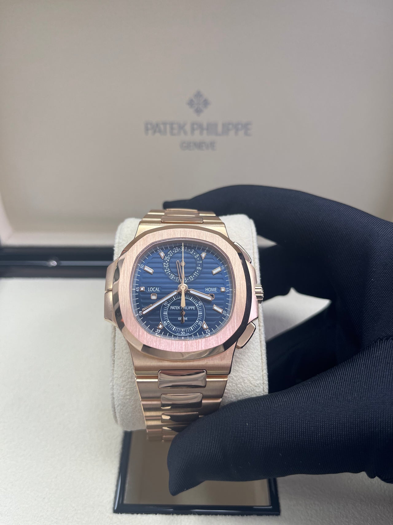 Patek Philippe Nautilus Travel Time Chronograph (Ref# 5990/1R-001)