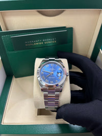 Thumbnail for Rolex Datejust 41mm “Blue Roman Dial” Oyster Bracelet Reference # 126300