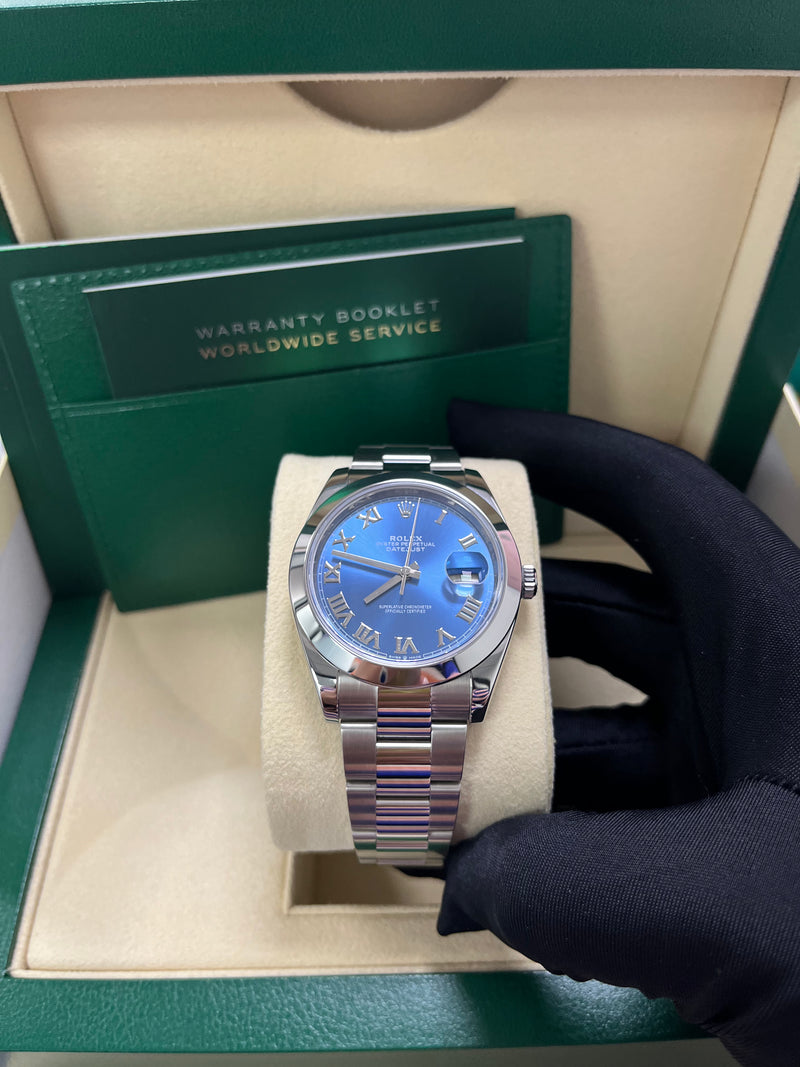Rolex datejust 41mm roman numeral online
