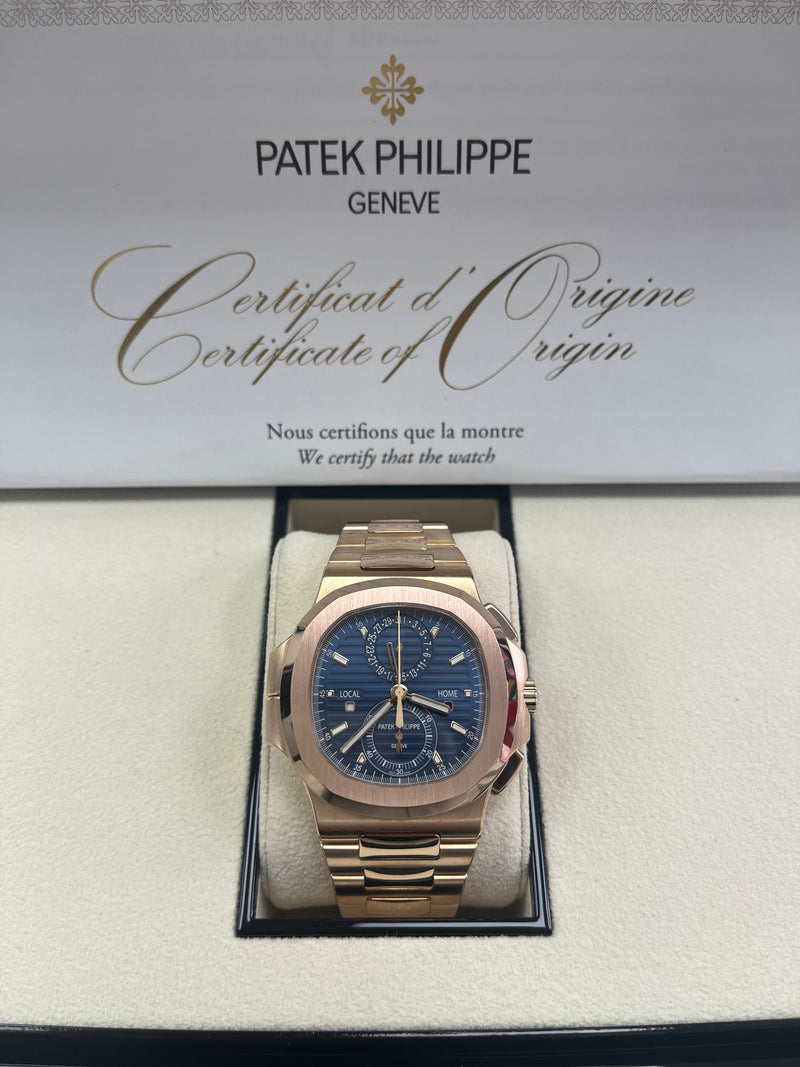 Patek Philippe Nautilus Travel Time Chronograph (Ref# 5990/1R-001)