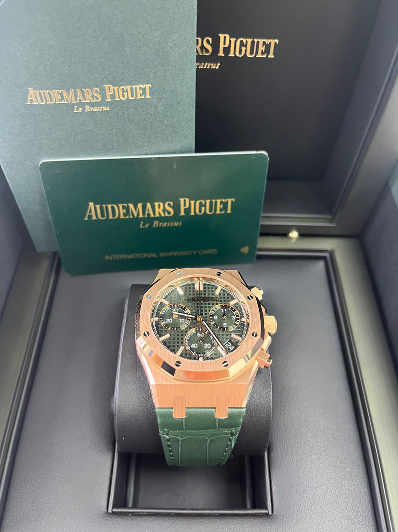 Audemars Piguet Royal Oak Chronograph Green Dial 26240OR.OO.D404CR.02