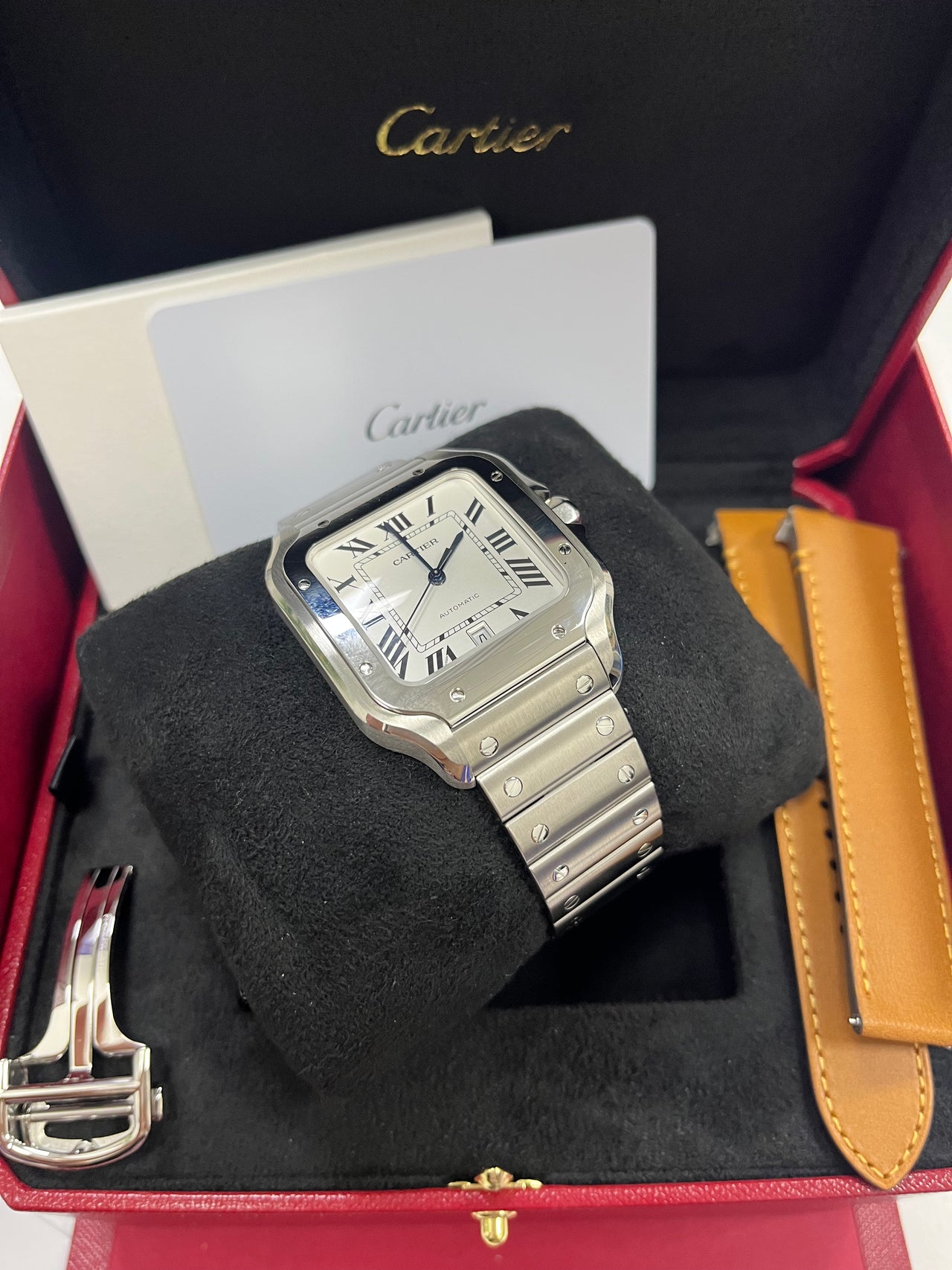 Cartier Santos NEW 2023 Santos De Cartier Large White Dial WSSA0018