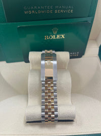 Thumbnail for Rolex Datejust 36mm Steel and Yellow Gold  Fluted Palm Dial Jubilee Bracelet (Ref# 126233)