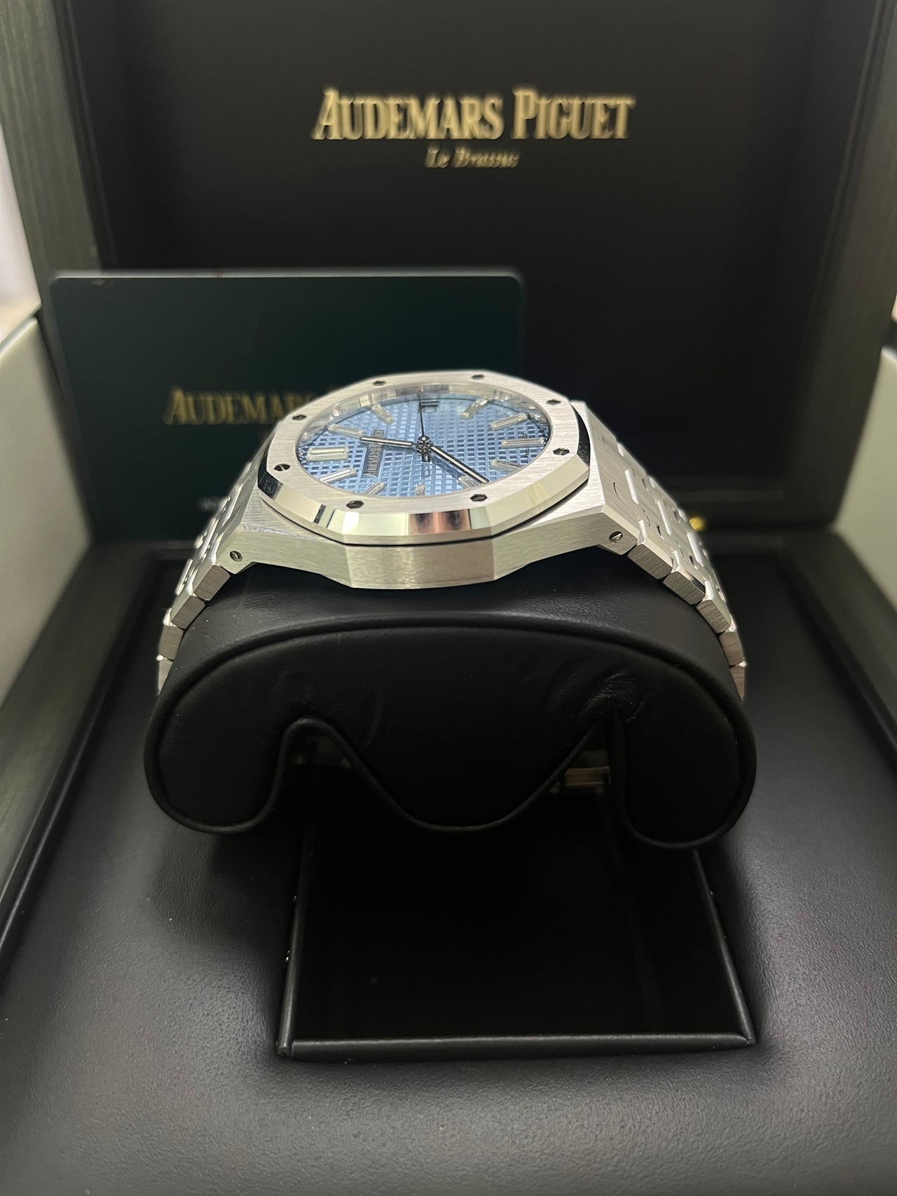 Audemars Piguet Royal Oak Limited Edition of 100 Ice Blue Baguette Dial 15510BC.OO.1320BC.01