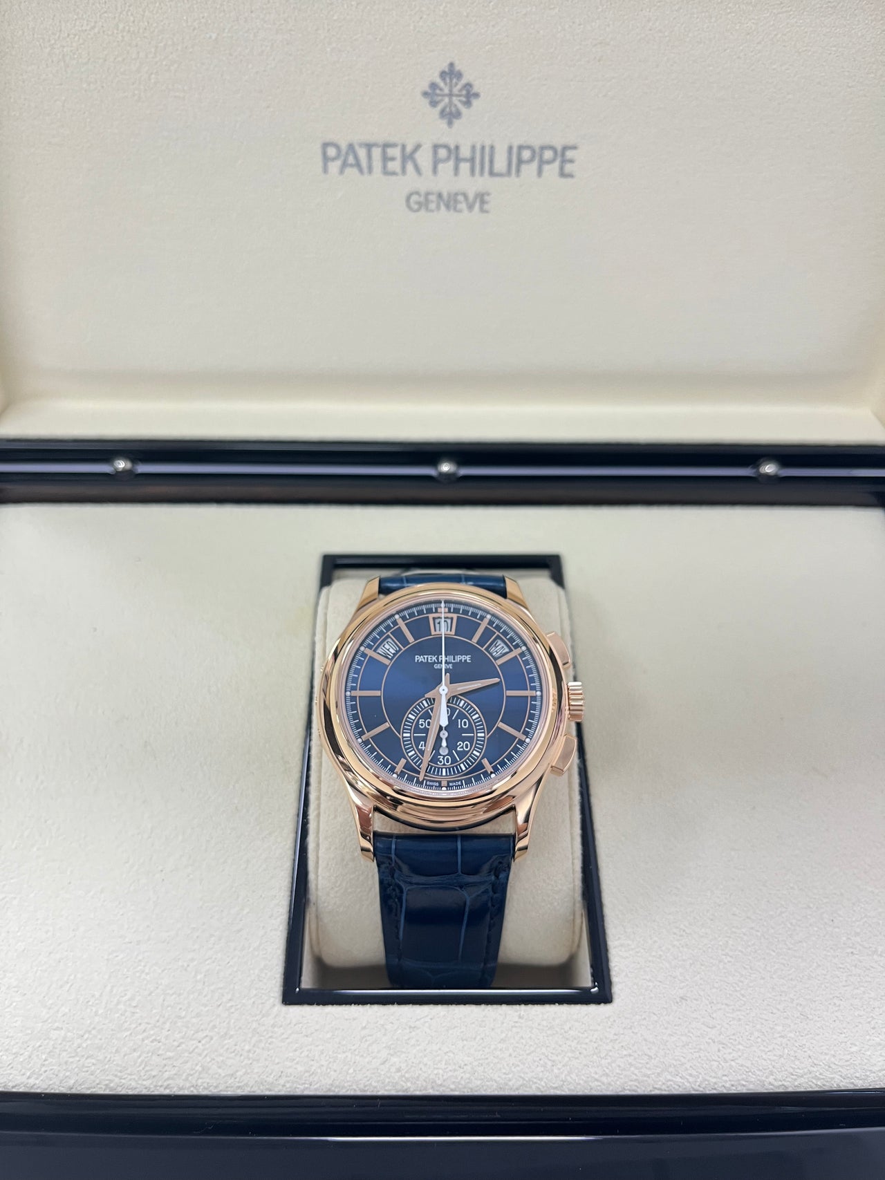 Patek Philippe Annual Calendar Chronograph 5905R-010 Blue Dial