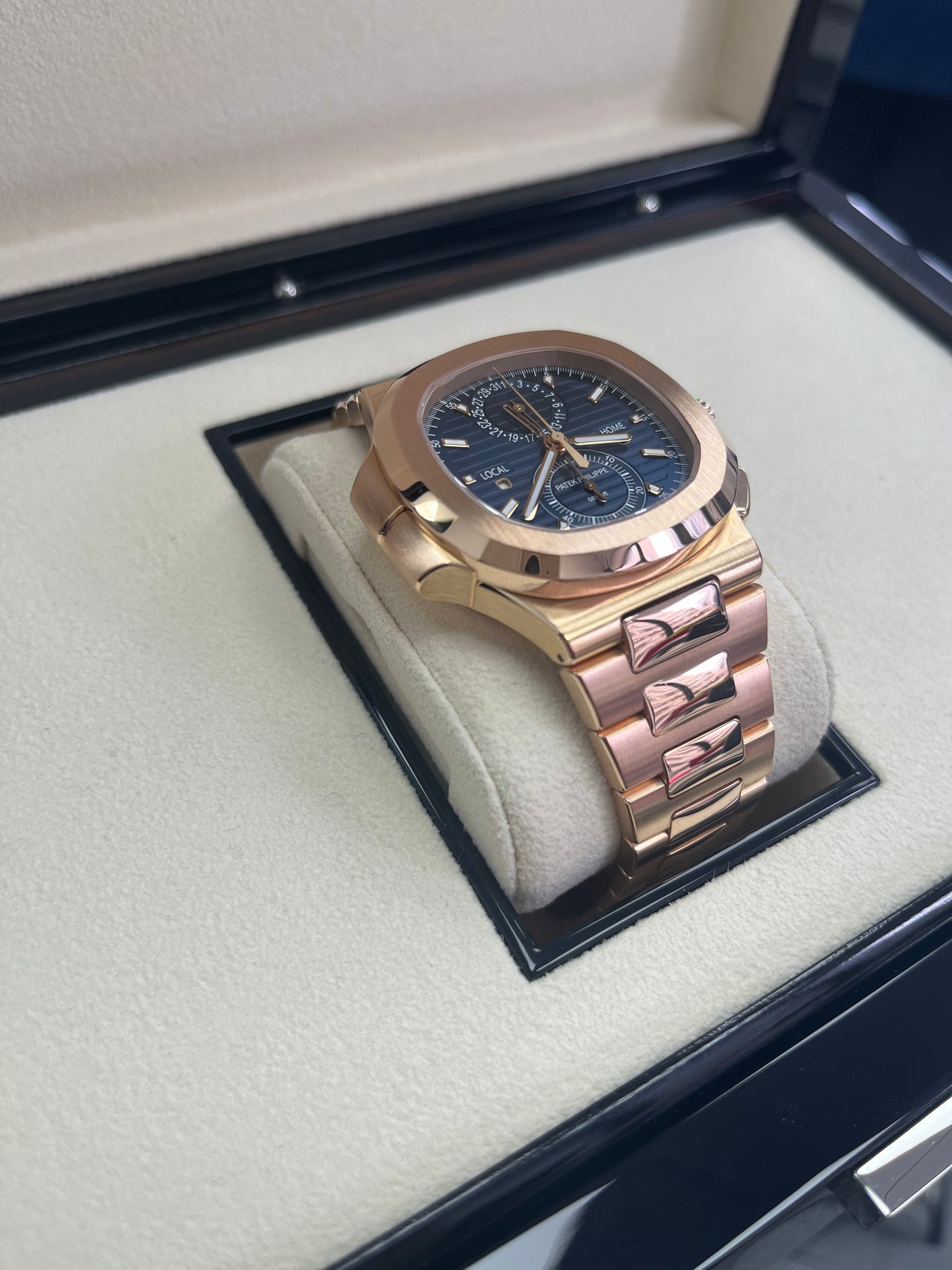 Patek Philippe Nautilus Travel Time Chronograph (Ref# 5990/1R-001)