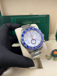 Thumbnail for Rolex Yacht-Master II Stainless Steel - Matte White Mercedes Dial (Ref# 116680)