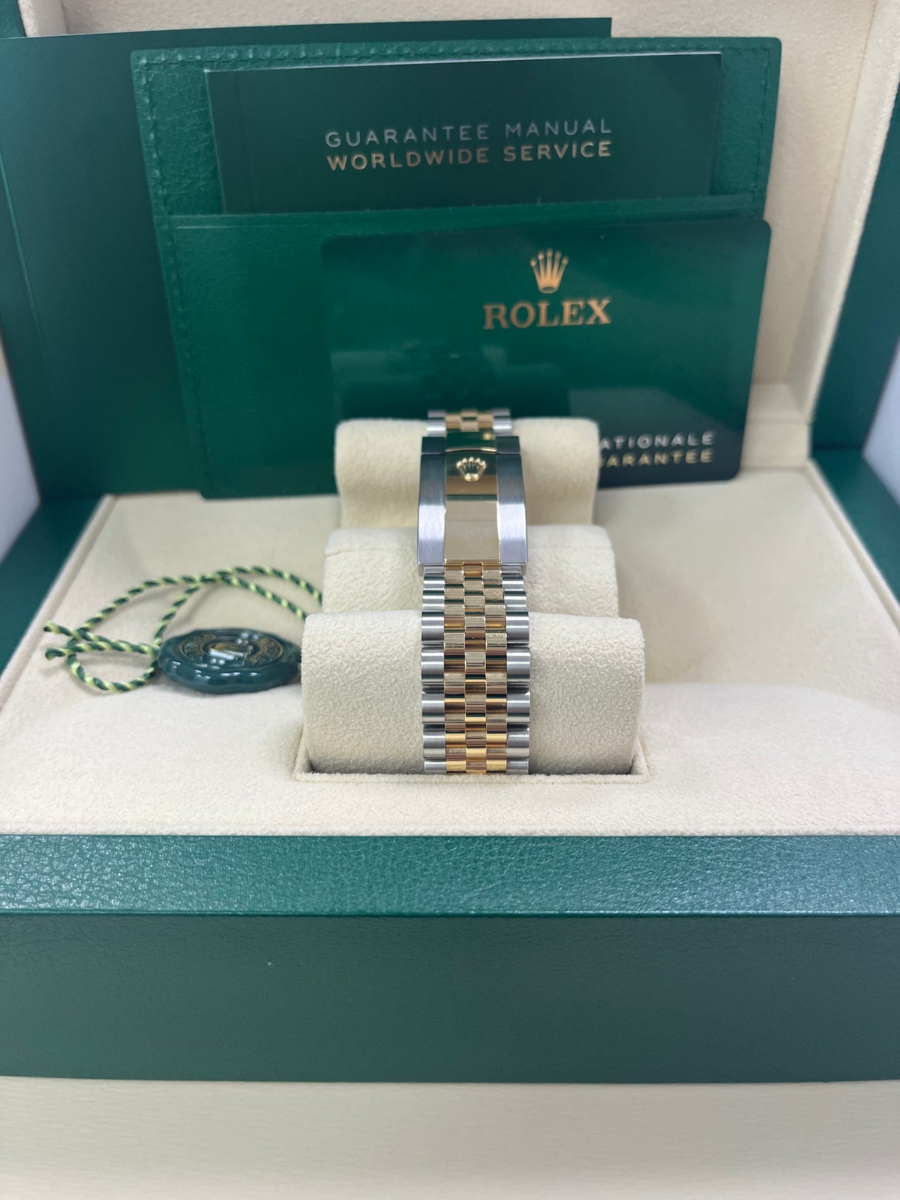 Rolex Datejust 41 Champagne Diamond Dial Steel & Yellow Gold 126333