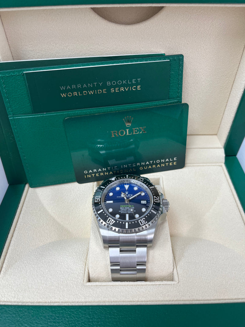 Rolex Sea Dweller Deepsea Oystersteel Deepsea Blue Dial Oyster Bracelet James Cameron 136660