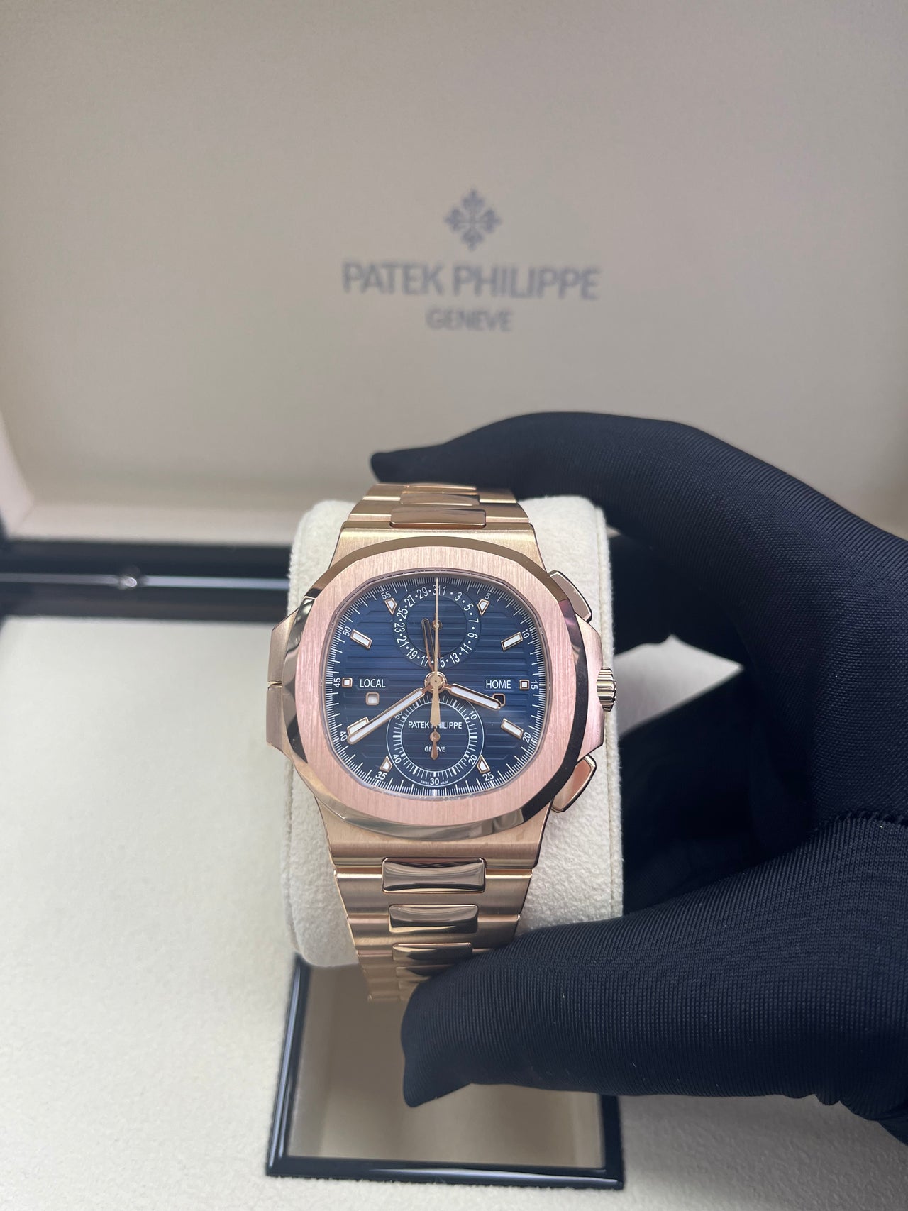 Patek Philippe Nautilus Travel Time Chronograph (Ref# 5990/1R-001)