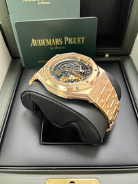 Thumbnail for Audemars Piguet Royal Oak Rose Gold 41mm Double Balance Wheel Openwork Skeleton (Ref # 15407OR.OO.1220OR.01)