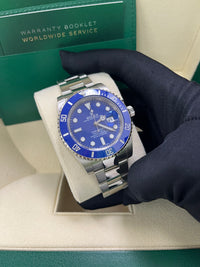 Thumbnail for Rolex Submariner Date 40mm White Gold Blue Dial Smurf (Reference 116619LB)