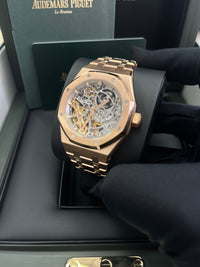 Thumbnail for Audemars Piguet Royal Oak - 37mm Skeleton Rose Gold - Double Balance Wheel Openworked (Ref# 15467OR.OO.1256OR.01)