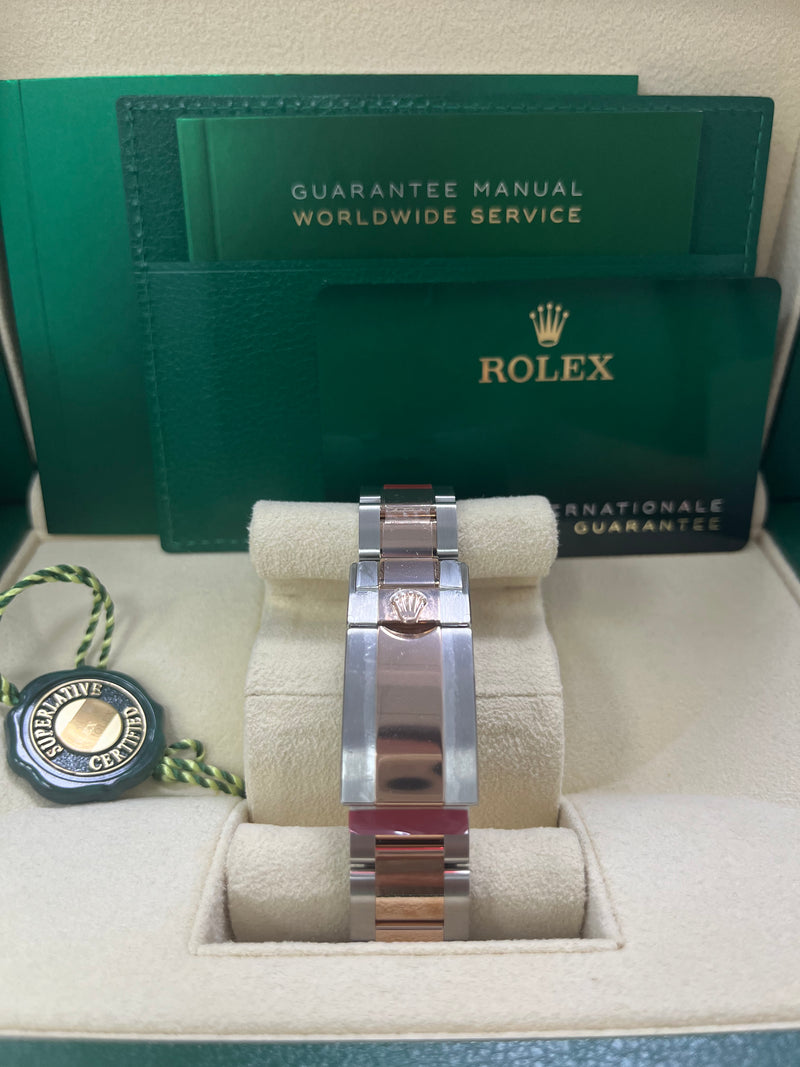 Rolex GMT-Master II Two-Tone Stainless Steel and Rose Gold - "The Rootbeer"- Black and Brown Bezel - Oyster Bracelet (Ref# 126711CHNR)