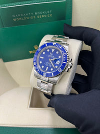 Thumbnail for Rolex Submariner Date 40mm White Gold Blue Dial Smurf (Reference 116619LB)