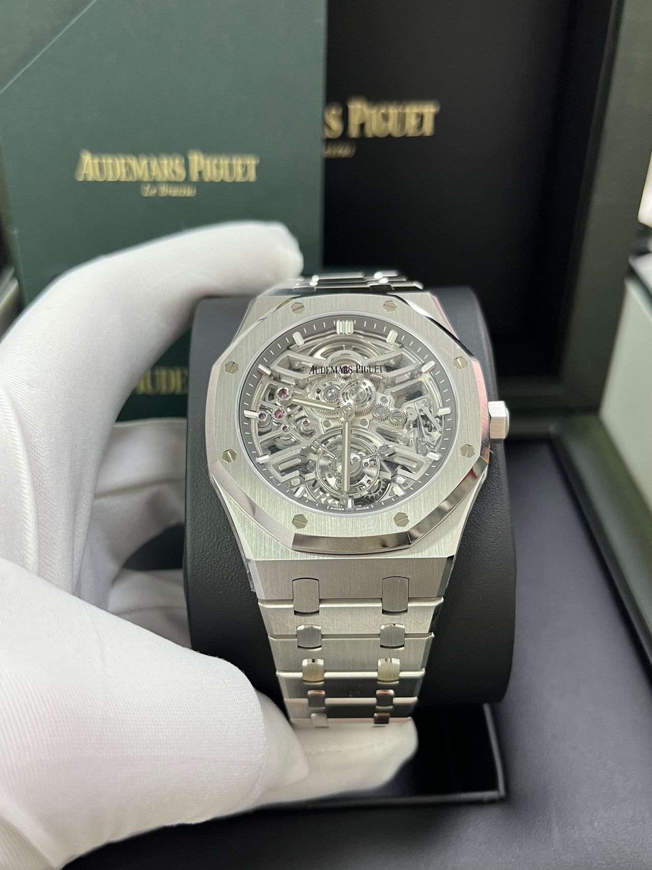 Audemars Piguet Royal Oak Tourbillon Flying Tourbillon Squelette Reference 26735ST.OO.1320ST.02