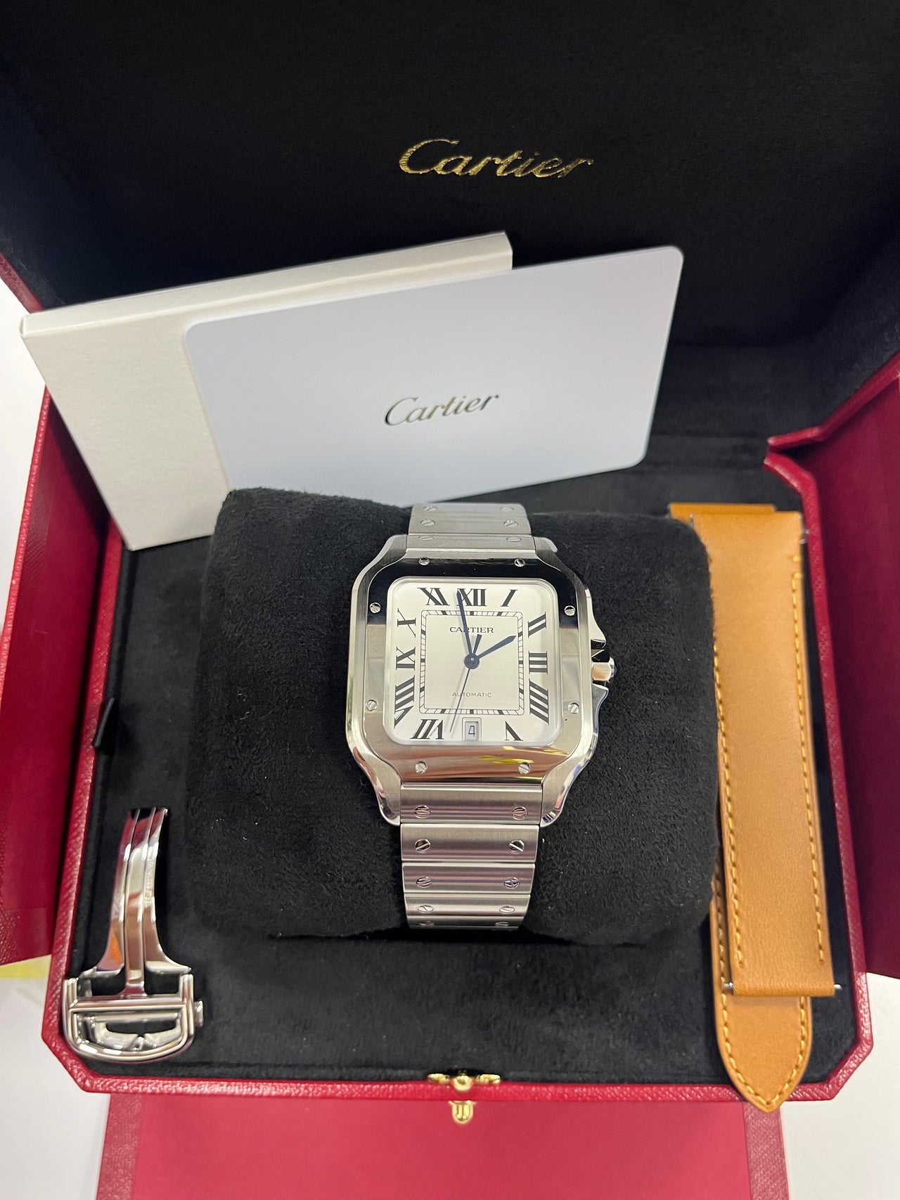 Cartier Santos NEW 2023 Santos De Cartier Large White Dial WSSA0018