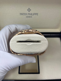 Thumbnail for Patek Philippe Nautilus Moon Phase Rose Gold 40mm Brown Black Dial 5712/1R-001