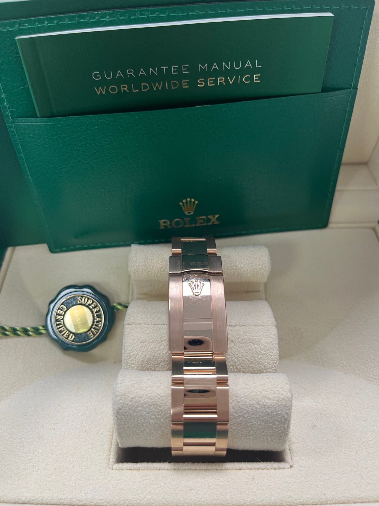 Rolex Sky-Dweller Rose Gold Sky-Dweller Chocolate Sunray Arabic Dial (Reference # 326935)