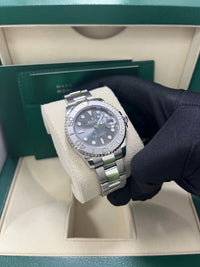 Thumbnail for Rolex Yacht-Master 37 37mm Rhodium Dial 268622 Steel with Platinum Bezel