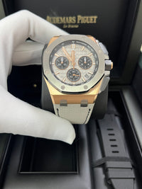 Thumbnail for Audemars Piguet Royal Oak Offshore Chronograph 43mm Chronograph 18k Rose Gold and Titanium Grey Dial Ref# 26420OI.OO.A015VE.01