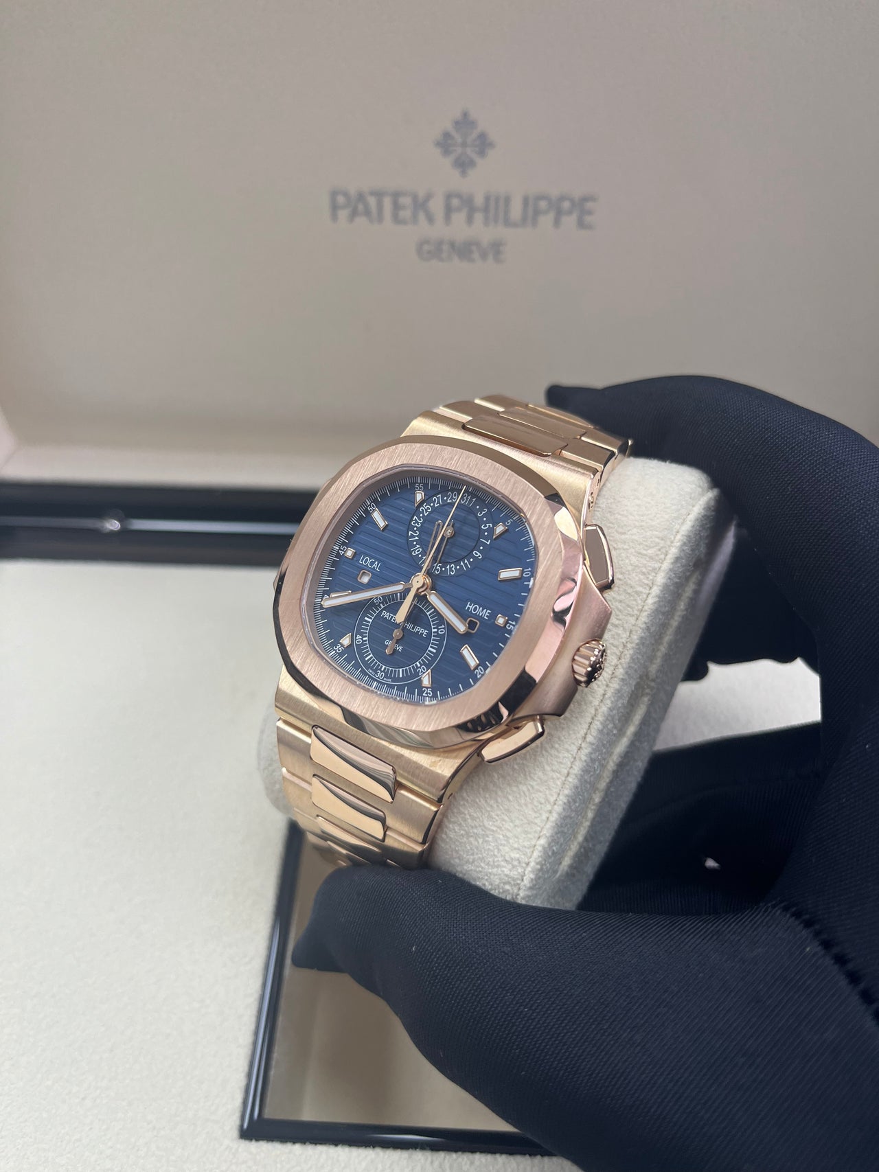 Patek Philippe Nautilus Travel Time Chronograph (Ref# 5990/1R-001)