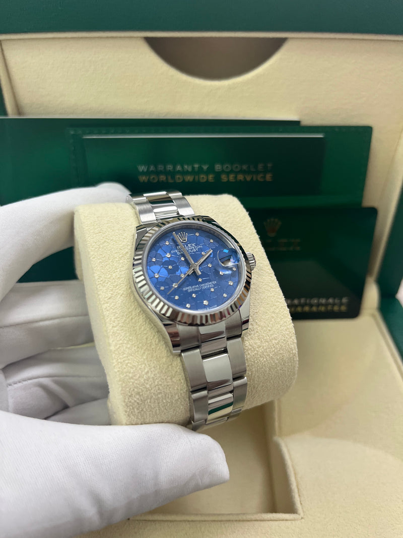 Rolex Datejust 31mm New 2022 Model Oystersteel and White Gold Oyster Bracelet (Reference 278274)