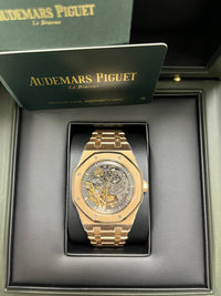 Thumbnail for Audemars Piguet Royal Oak Rose Gold 41mm Double Balance Wheel Openwork Skeleton (Ref # 15407OR.OO.1220OR.01)