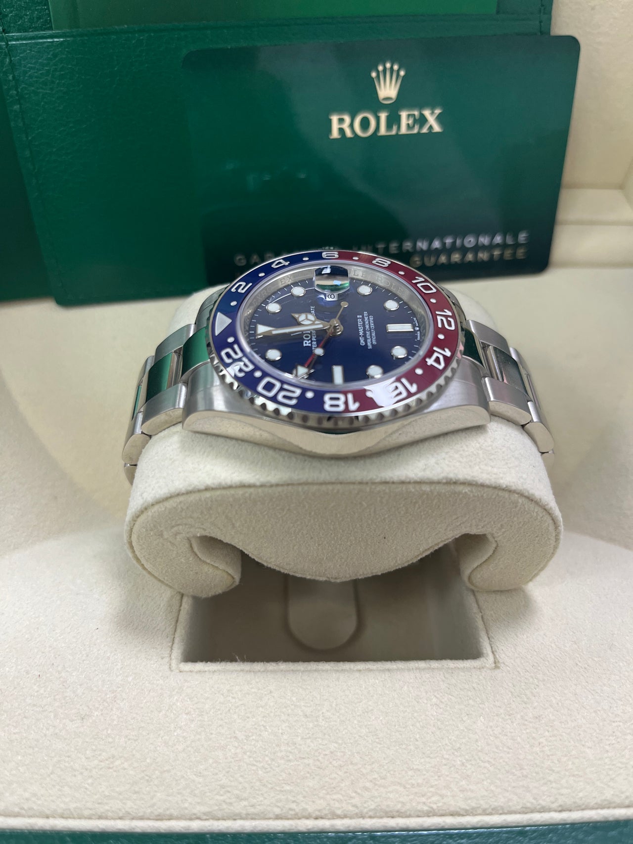 Rolex GMT-Master II - 40mm White Gold "Pepsi" - Blue Dial - Oyster Bracelet (Ref#126719BLRO)