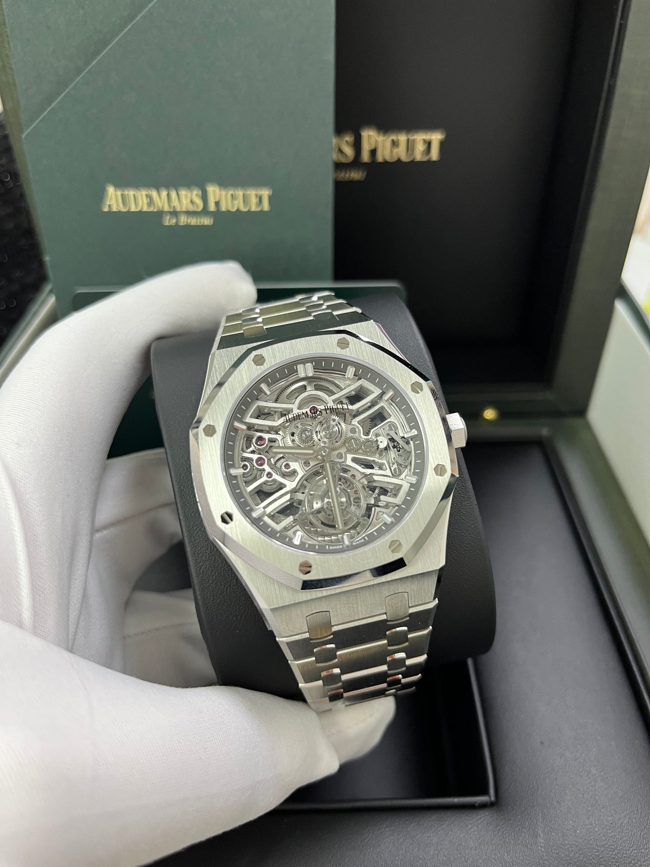 Audemars Piguet Royal Oak Tourbillon Flying Tourbillon Squelette Reference 26735ST.OO.1320ST.02