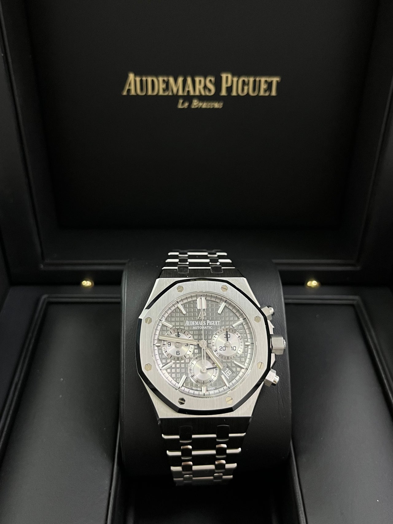 Audemars Piguet Royal Oak Selfwinding Stainless Steel Grey Dial & Silver Sub-Dials (Ref# 26315ST.OO.1256ST.02)