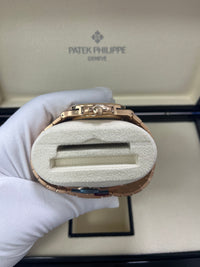 Thumbnail for Patek Philippe Nautilus Moon Phase Rose Gold 40mm Brown Black Dial 5712/1R-001