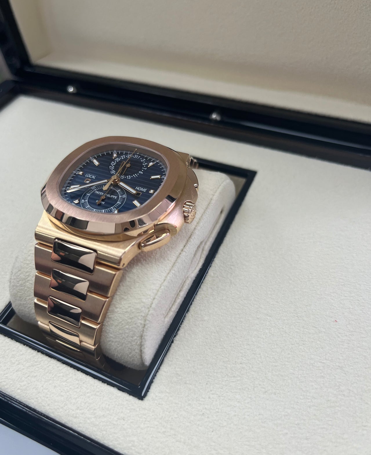 Patek Philippe Nautilus Travel Time Chronograph (Ref# 5990/1R-001)