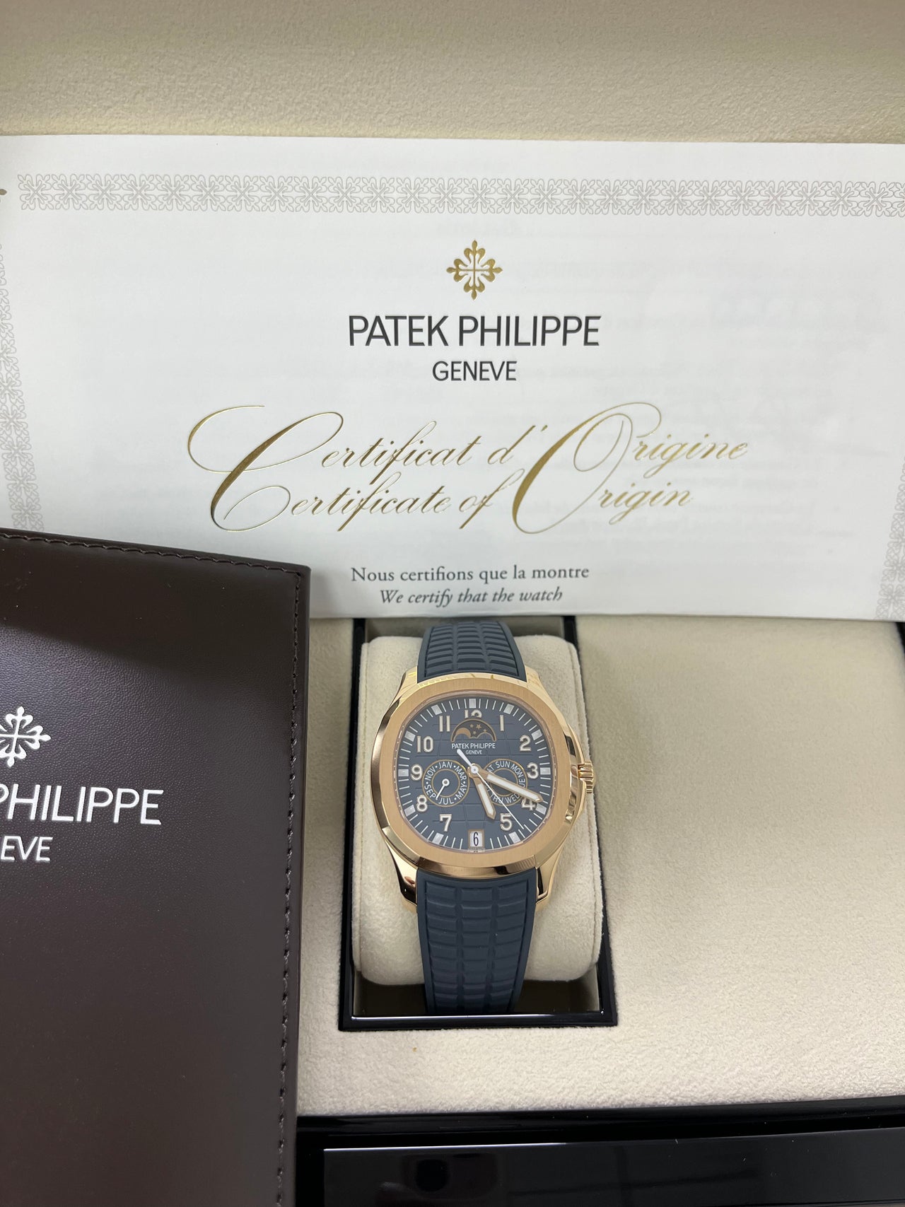 Patek Philippe Aquanaut Luce Annual Calendar Rose Gold (Reference # 5261R-001)