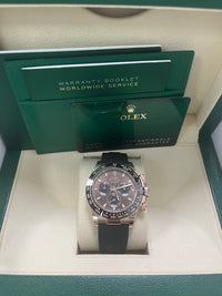 Thumbnail for Rolex Daytona Everose Gold Cosmograph 40 Watch - Chocolate Index Dial - Black Oysterflex Strap (Ref# 116515LN)