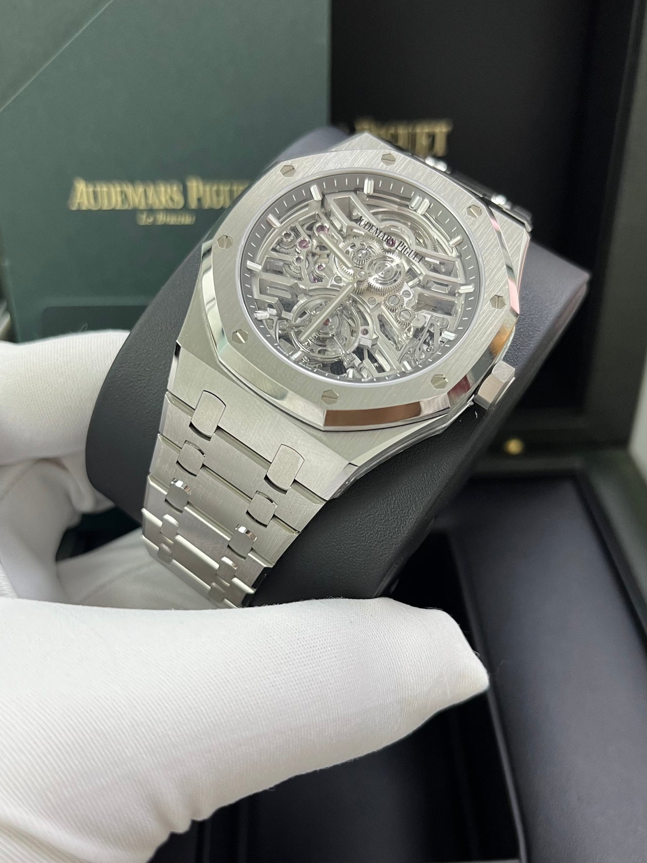 Audemars Piguet Royal Oak Tourbillon Flying Tourbillon Squelette Reference 26735ST.OO.1320ST.02