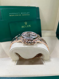 Thumbnail for Rolex Daytona Everose Gold Rose Diamond Baguette 40mm Dial Oyster Bracelet Ref# (116505)