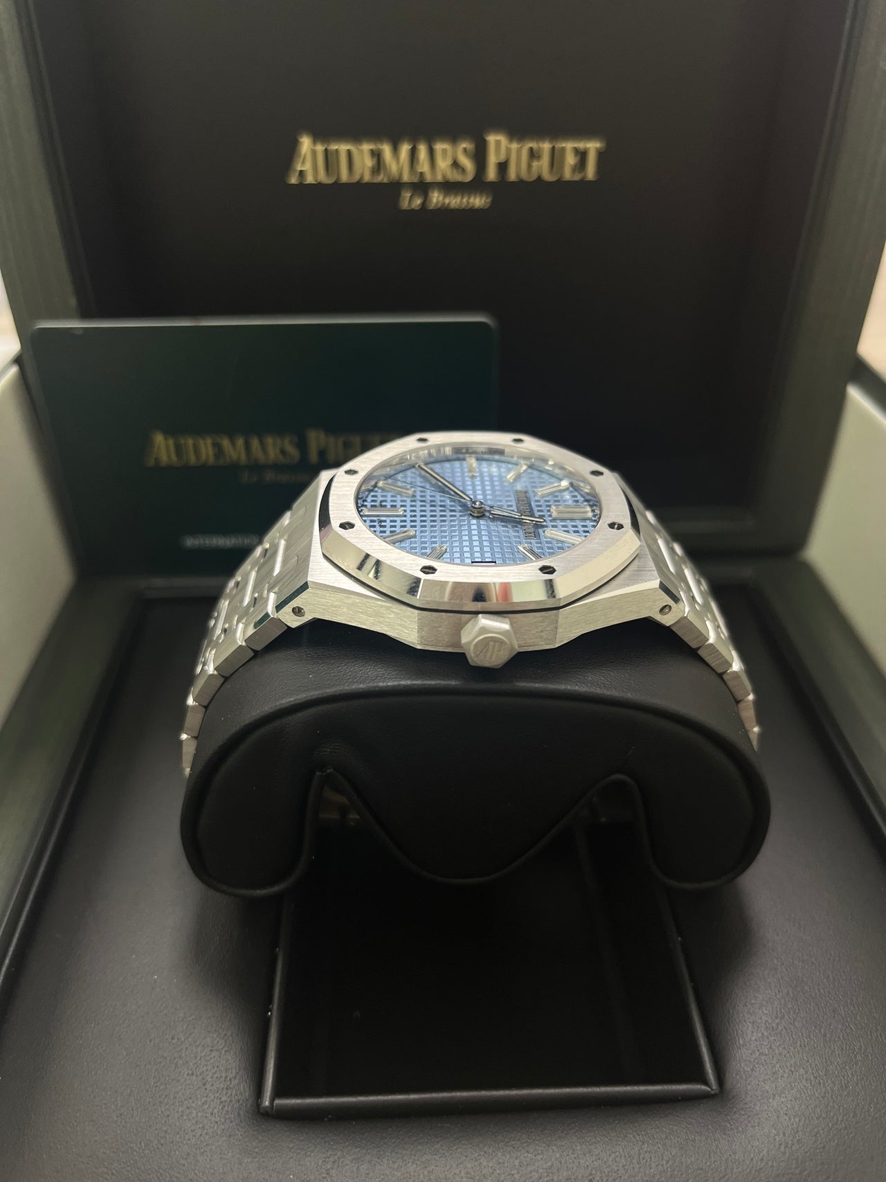 Audemars Piguet Royal Oak Limited Edition of 100 Ice Blue Baguette Dial 15510BC.OO.1320BC.01