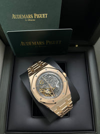 Thumbnail for Audemars Piguet Royal Oak Rose Gold 41mm Double Balance Wheel Openwork Skeleton (Ref # 15407OR.OO.1220OR.01)