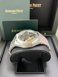 Thumbnail for Audemars Piguet Royal Oak Double Balance Wheel Openwork/ Stainless Steel/ Skeleton Dial (Ref#15407ST.OO.1220ST.01)