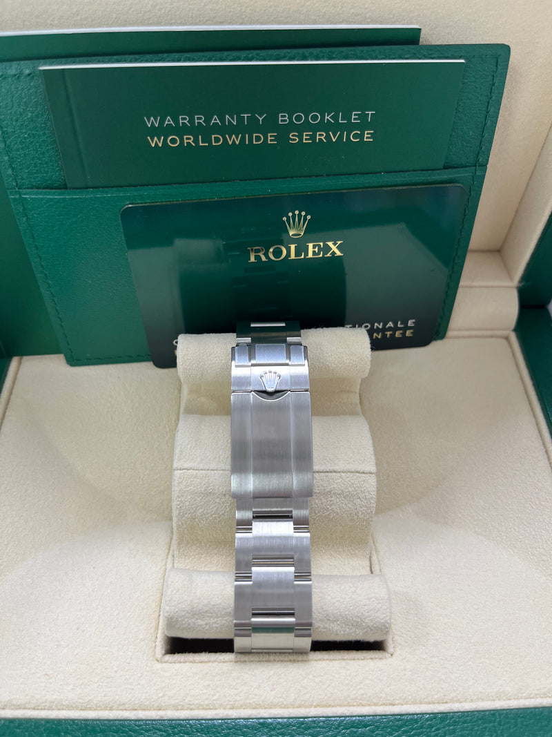 Rolex Explorer Oystersteel 40 Watch Smooth Bezel Black Index Arabic Dial Oyster Bracelet 224270
